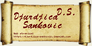 Đurđica Sanković vizit kartica
